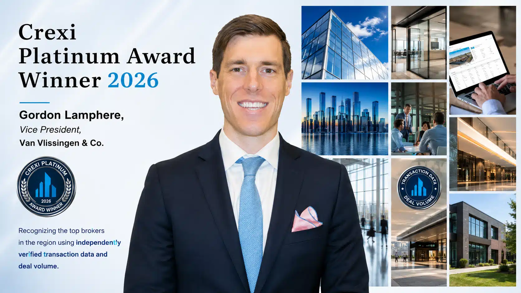 Crexi Platinum Award Winner And Transaction Volume Leader In Illinois And Wisconsin